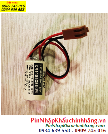 Sanyo CR14250SE ; Pin Sanyo CR14250SE lithium 3V 1/2AA 850mAh _Japan 